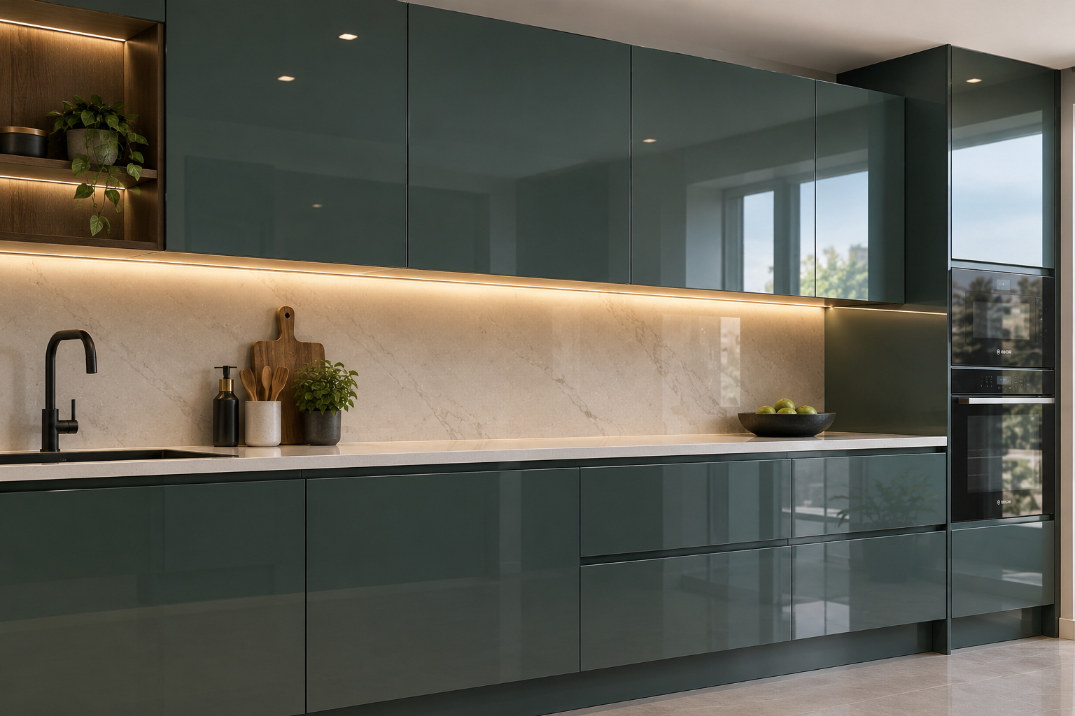 Acrylic Kitchen Cabinets