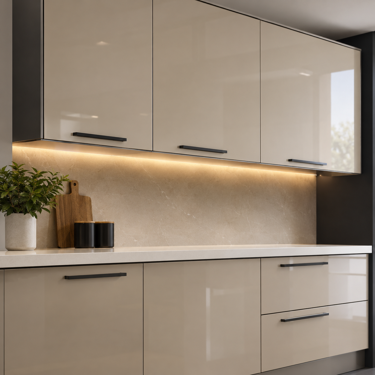 Polyester Kitchen Cabinets